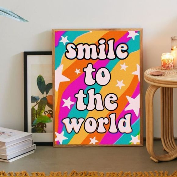 Urban Outfitters Wall Decor New Urban Outfitters Smile To The World